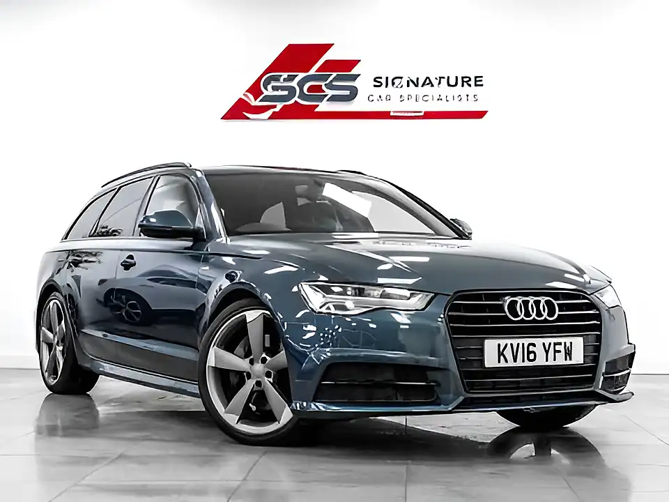 Used 2016 Audi A6 Black Edition Aviator Blue - Interior and Exterior details 20