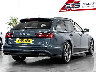 Used 2016 Audi A6 Black Edition Aviator Blue - Interior and Exterior details 5