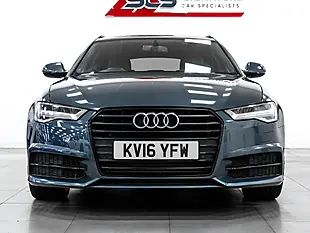 Used 2016 Audi A6 Black Edition Aviator Blue - Interior and Exterior details 6