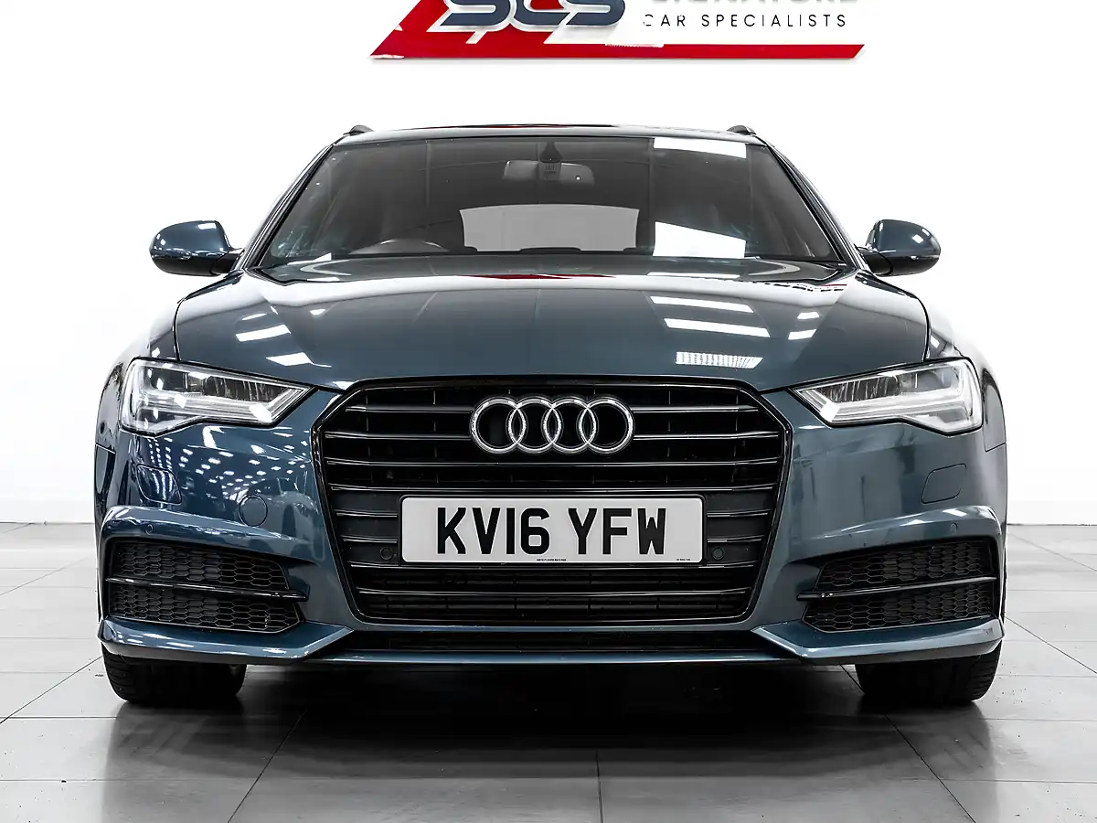 Used 2016 Audi A6 Black Edition Aviator Blue - Interior and Exterior details 6
