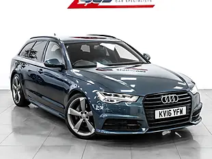Used 2016 Audi A6 Black Edition Aviator Blue - Interior and Exterior details 8