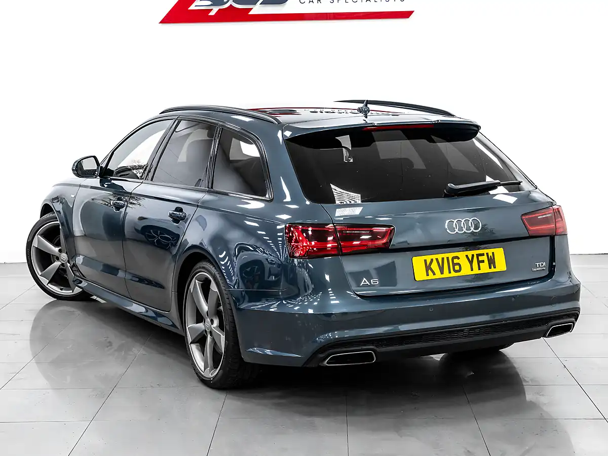 Used 2016 Audi A6 Black Edition Aviator Blue - Interior and Exterior details 9
