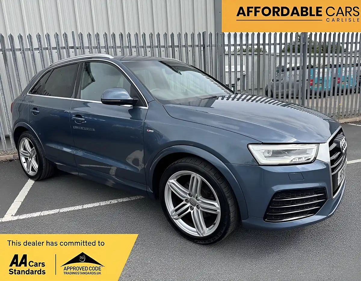 Used 2016 Audi Q3 S Line Plus Blue - Front View