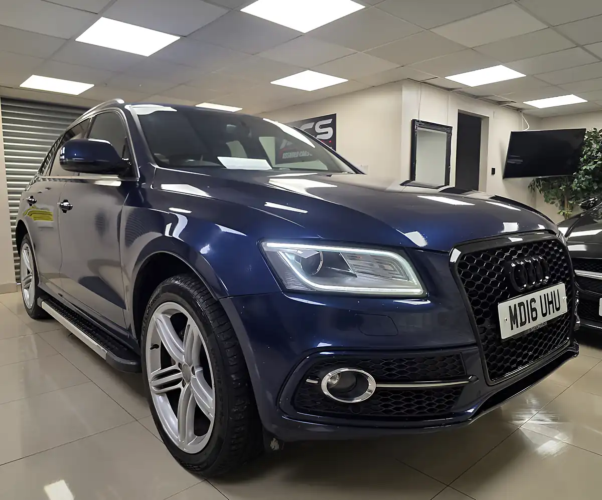 Used 2016 Audi Q5 S Line Plus Blue - Front View
