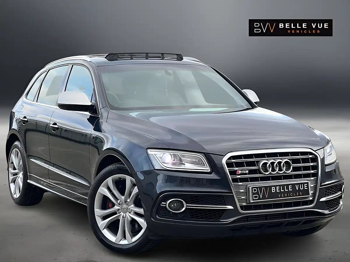 Used 2016 Audi Q5 SQ5 Moonlight Blue - Front View