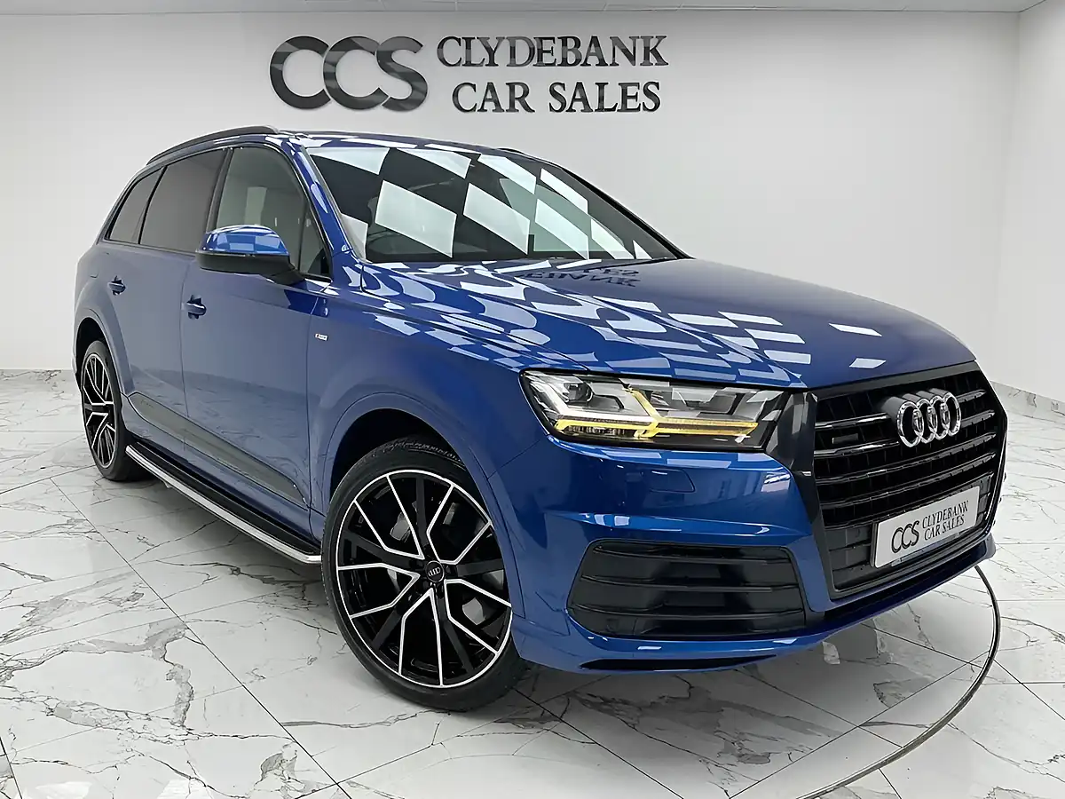 Used 2016 Audi Q7 S Line Sepang Blue - Front View