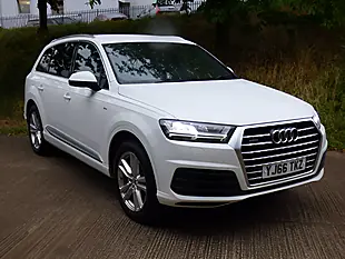 Used 2016 Audi Q7 S Line White - Interior and Exterior details 4