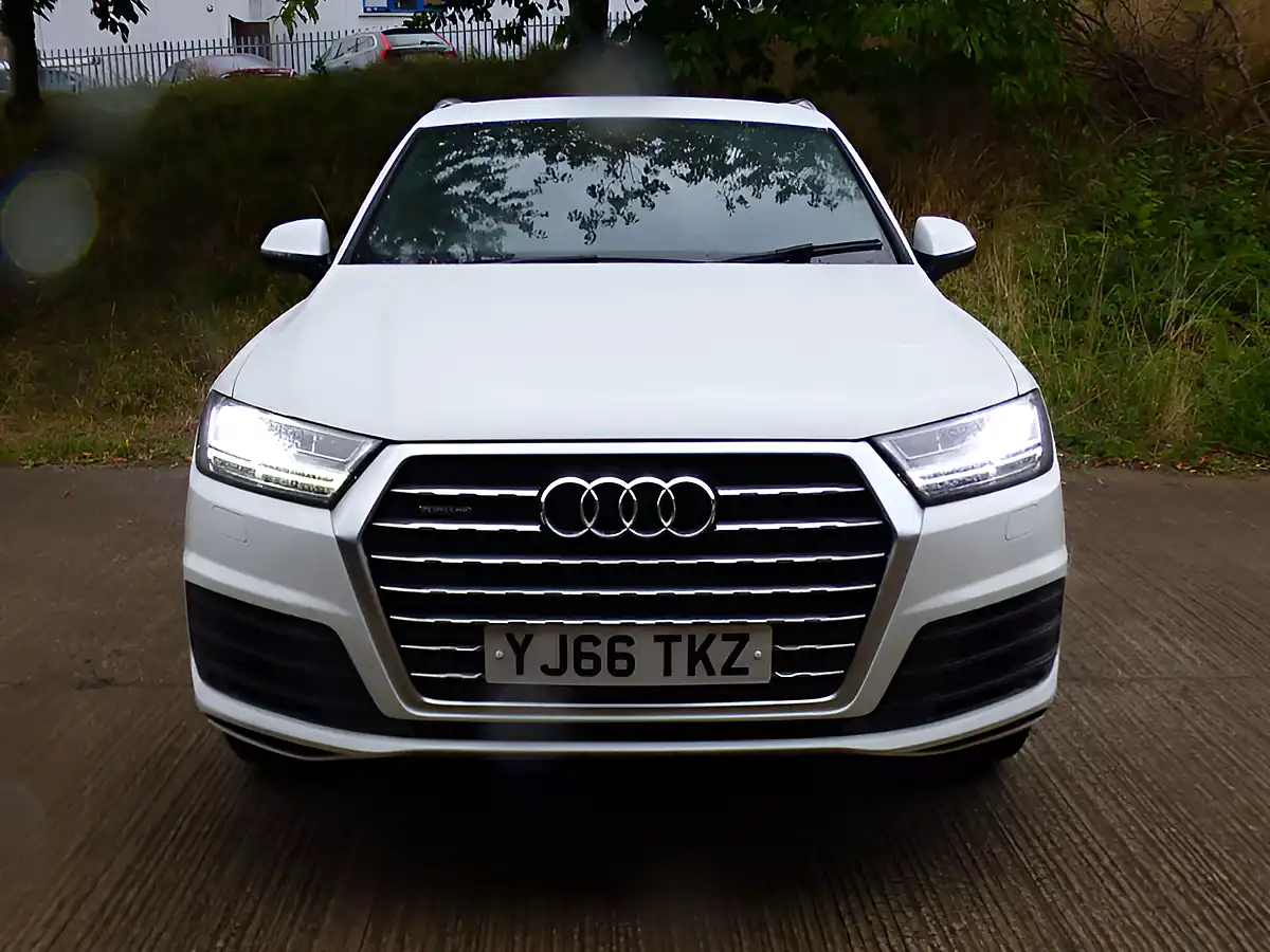 Used 2016 Audi Q7 S Line White - Interior and Exterior details 7