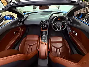 Used 2016 Audi R8 Spyder Quattro [5X Services] Blue - Interior and Exterior details 11
