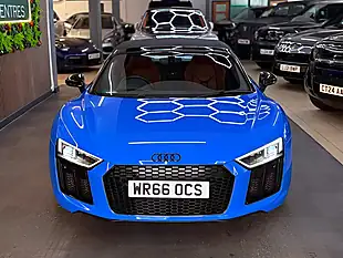 Used 2016 Audi R8 Spyder Quattro [5X Services] Blue - Interior and Exterior details 5