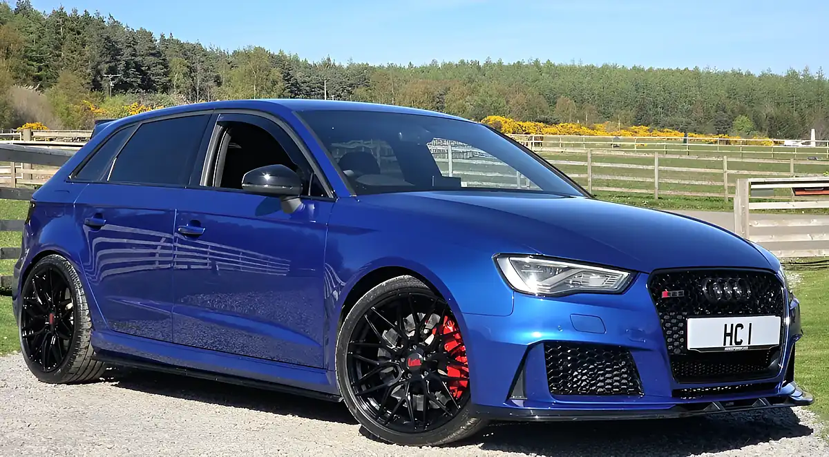 Used 2016 Audi RS3 Hatchback Sepang Blue Pearl - Front View