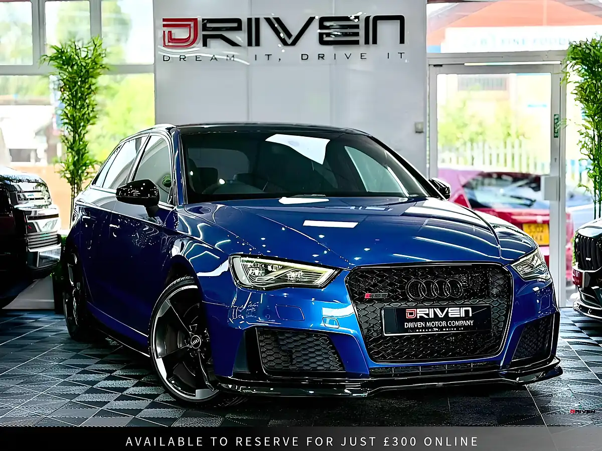 Used 2016 Audi RS3 Sportback Blue - Front View