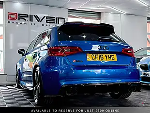 Used 2016 Audi RS3 Sportback Blue - Interior and Exterior details 3