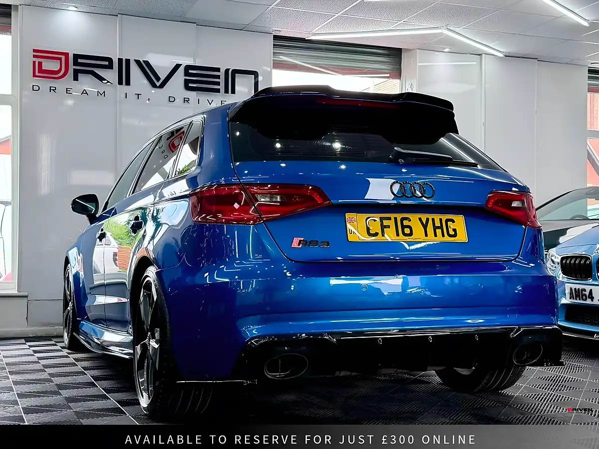 Used 2016 Audi RS3 Sportback Blue - Interior and Exterior details 3
