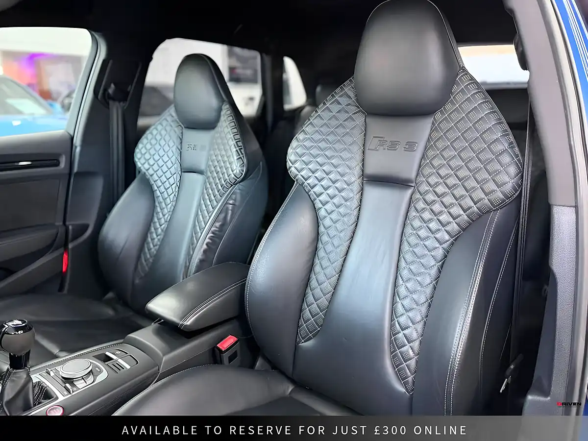 Used 2016 Audi RS3 Sportback Blue - Interior and Exterior details 4