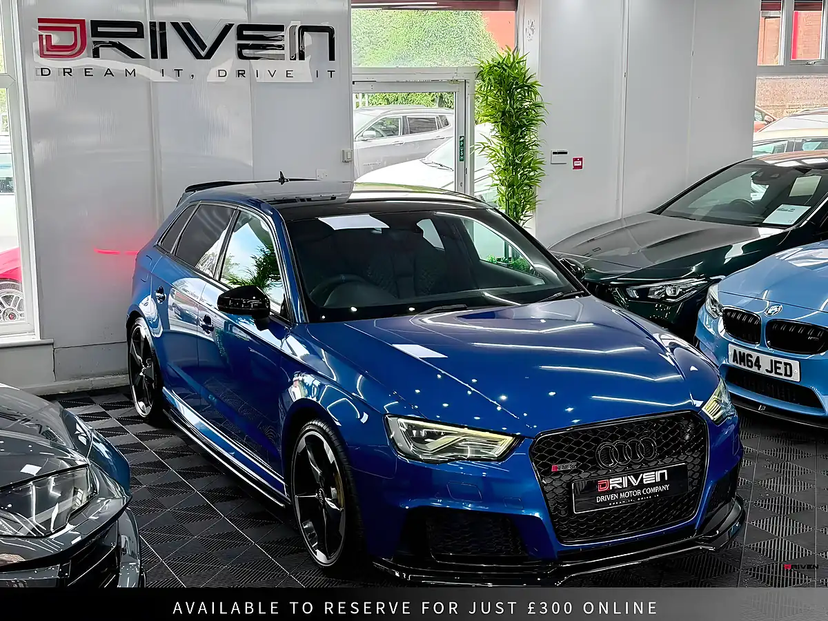 Used 2016 Audi RS3 Sportback Blue - Interior and Exterior details 8