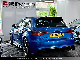 Used 2016 Audi RS3 Sportback Blue - Interior and Exterior details 9