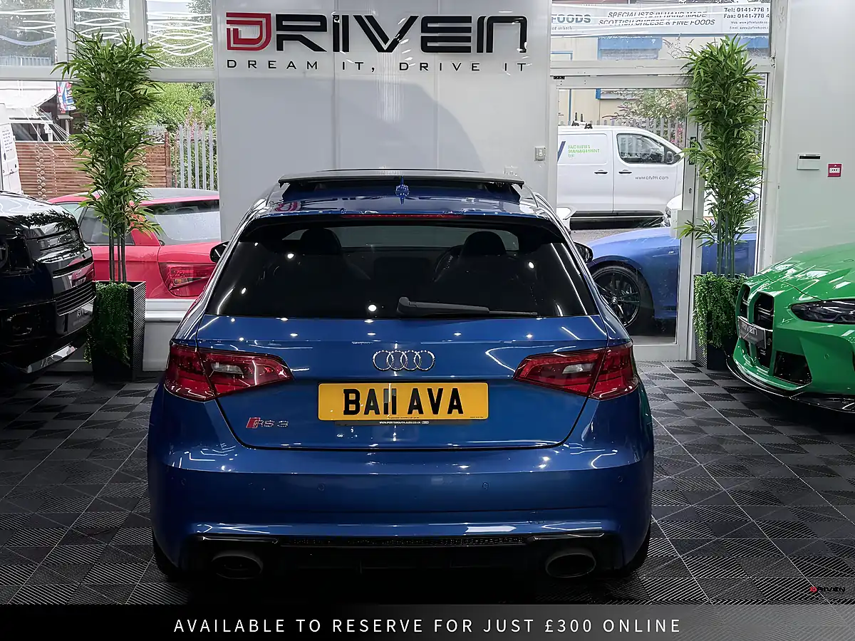 Used 2016 Audi RS3 Sportback Blue - Interior and Exterior details 11