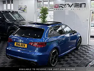 Used 2016 Audi RS3 Sportback Blue - Interior and Exterior details 12