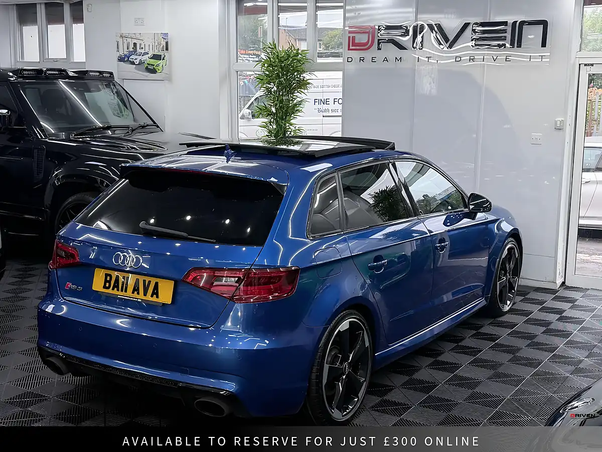 Used 2016 Audi RS3 Sportback Blue - Interior and Exterior details 12