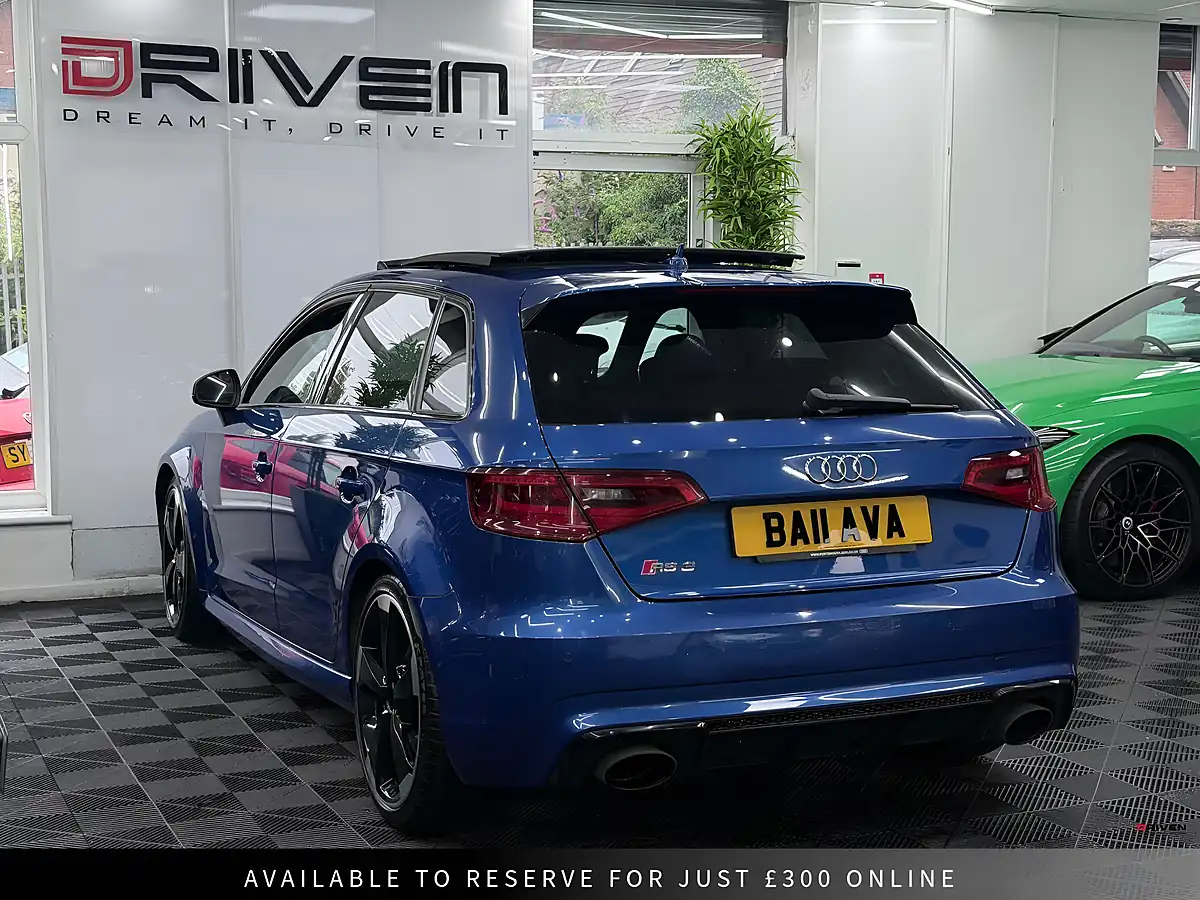Used 2016 Audi RS3 Sportback Blue - Interior and Exterior details 2