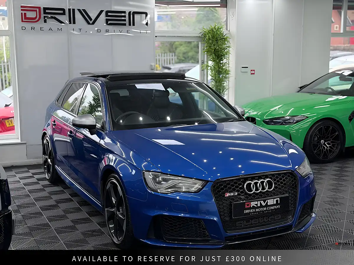 Used 2016 Audi RS3 Sportback Blue - Interior and Exterior details 6
