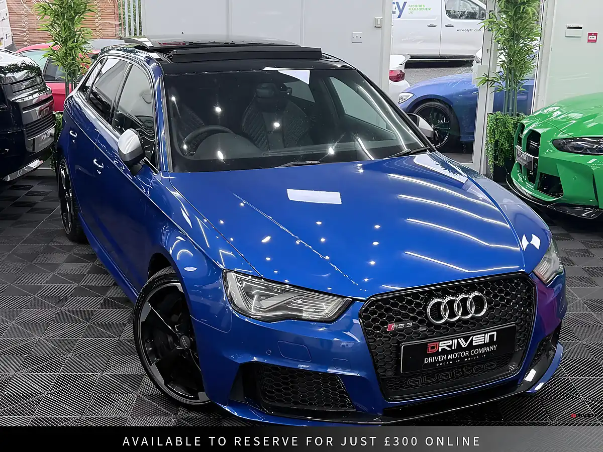 Used 2016 Audi RS3 Sportback Blue - Interior and Exterior details 9
