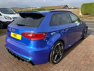 Used 2016 Audi RS3 Sportback S Tronic Quattro Blue - Interior and Exterior details 10