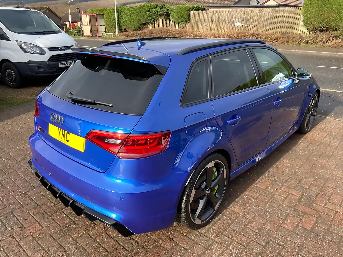 Used 2016 Audi RS3 Sportback S Tronic Quattro Blue - Interior and Exterior details 9
