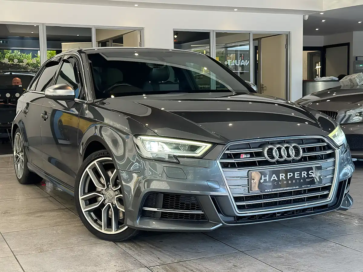 Used 2016 Audi S3 Hatchback Grey - Front View