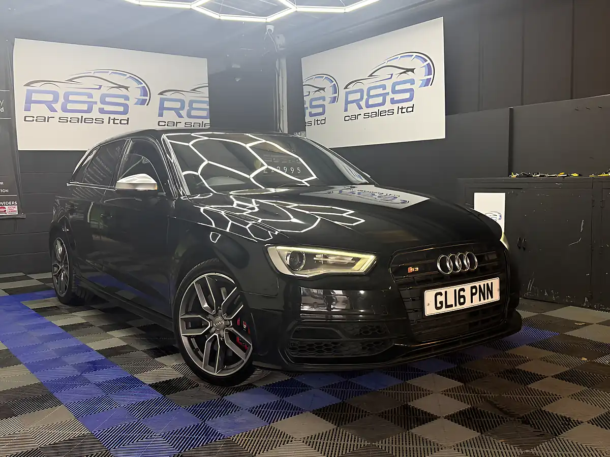 Used 2016 Audi S3 Sportback Black Edition Black - Front View