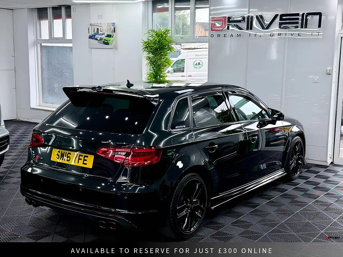 Used 2016 Audi S3 Sportback Black - Interior and Exterior details 10