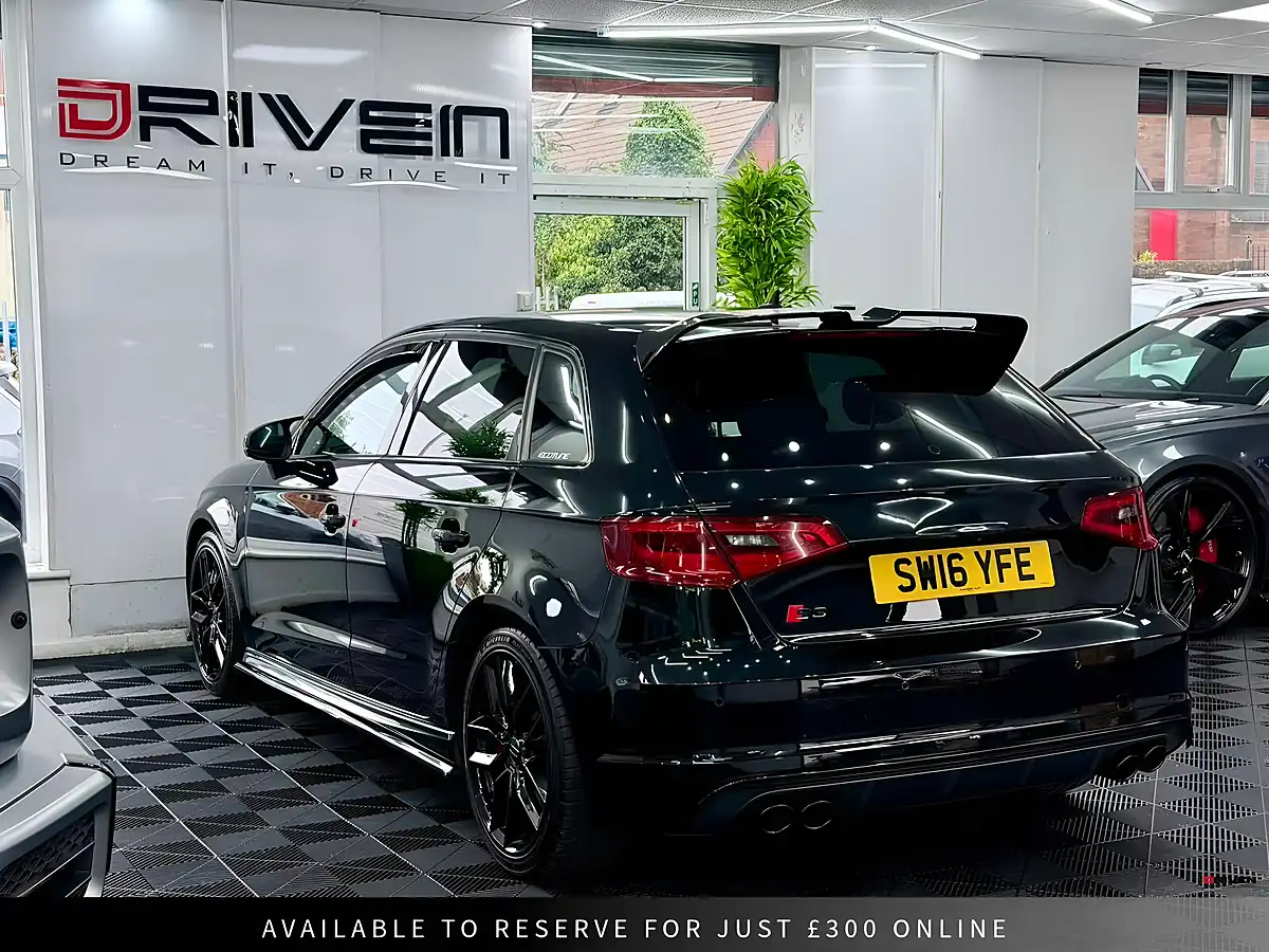 Used 2016 Audi S3 Sportback Black - Interior and Exterior details 9