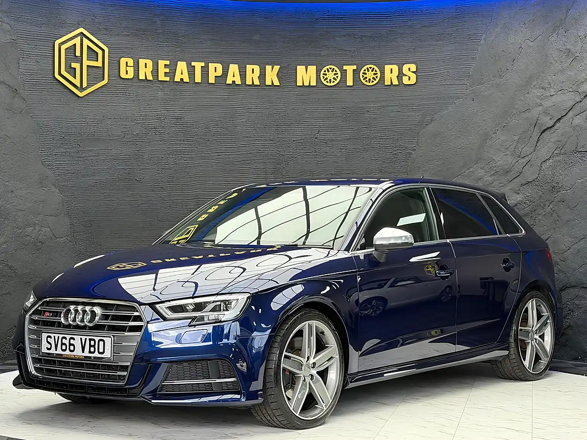 Used 2016 Audi S3 Sportback Blue - Front View
