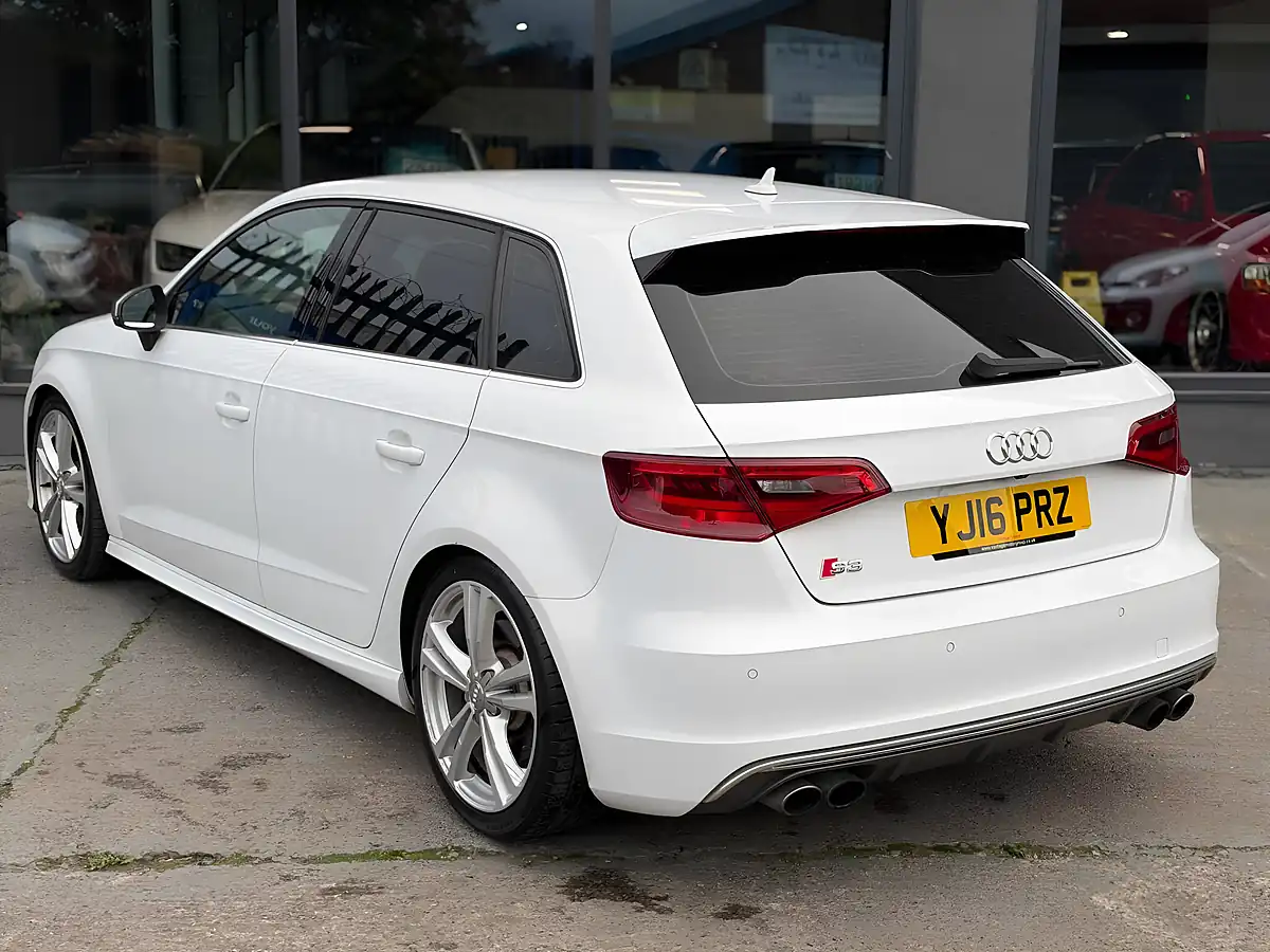 Used 2016 Audi S3 Sportback White - Interior and Exterior details 9