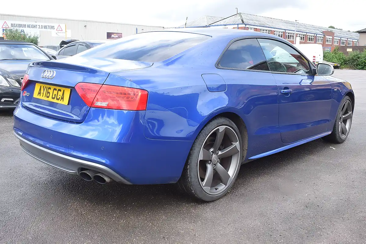 Used 2016 Audi S5 Black Edition Blue - Interior and Exterior details 12