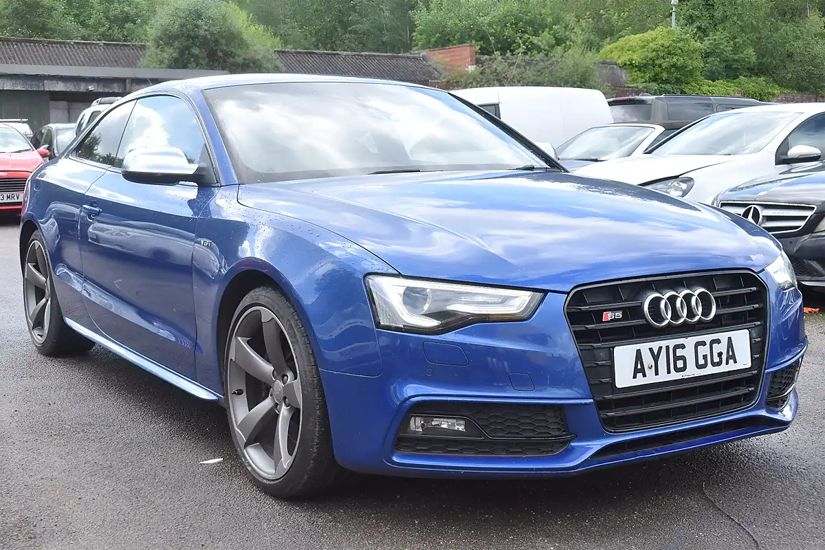 Used 2016 Audi S5 Black Edition Blue - Interior and Exterior details 2