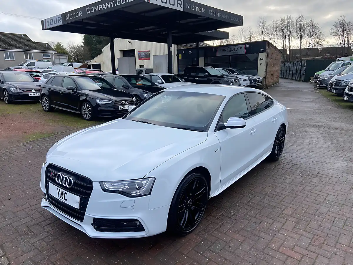 Used 2016 Audi S5 Black Edition White - Front View