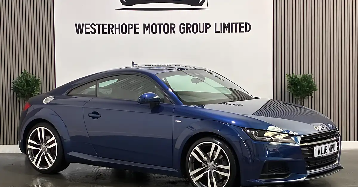Used 2016 Audi Tt S Line Blue - Front View