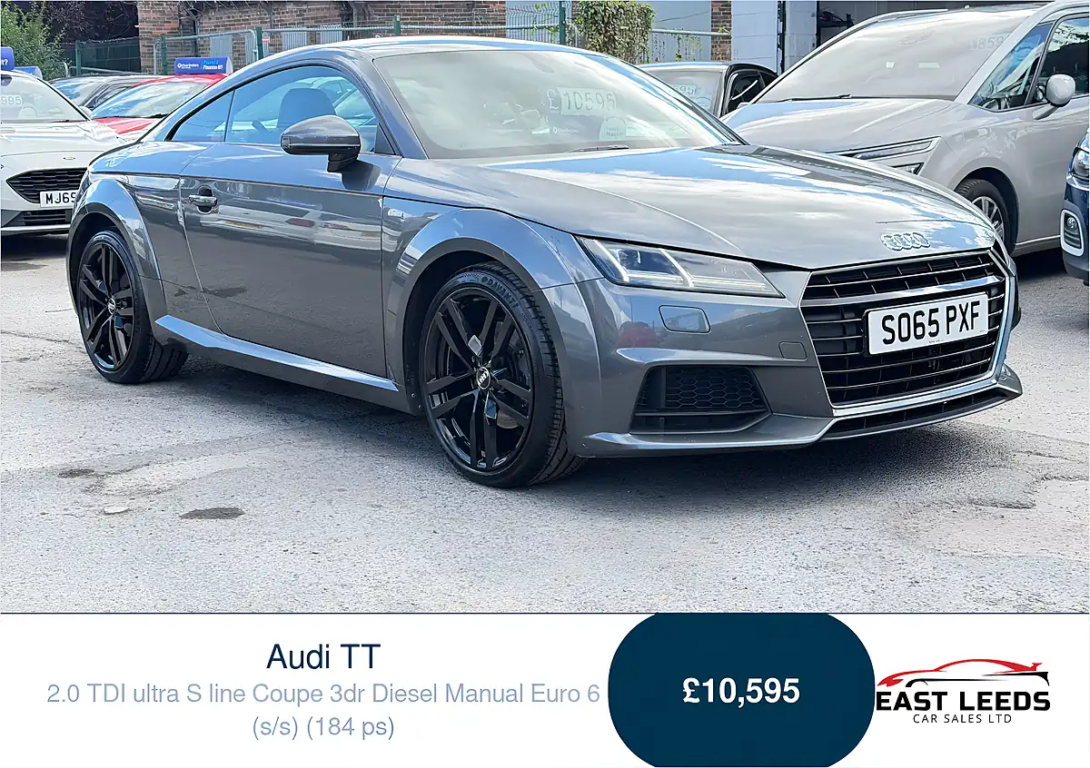 Used 2016 Audi Tt S Line Grey - Front View