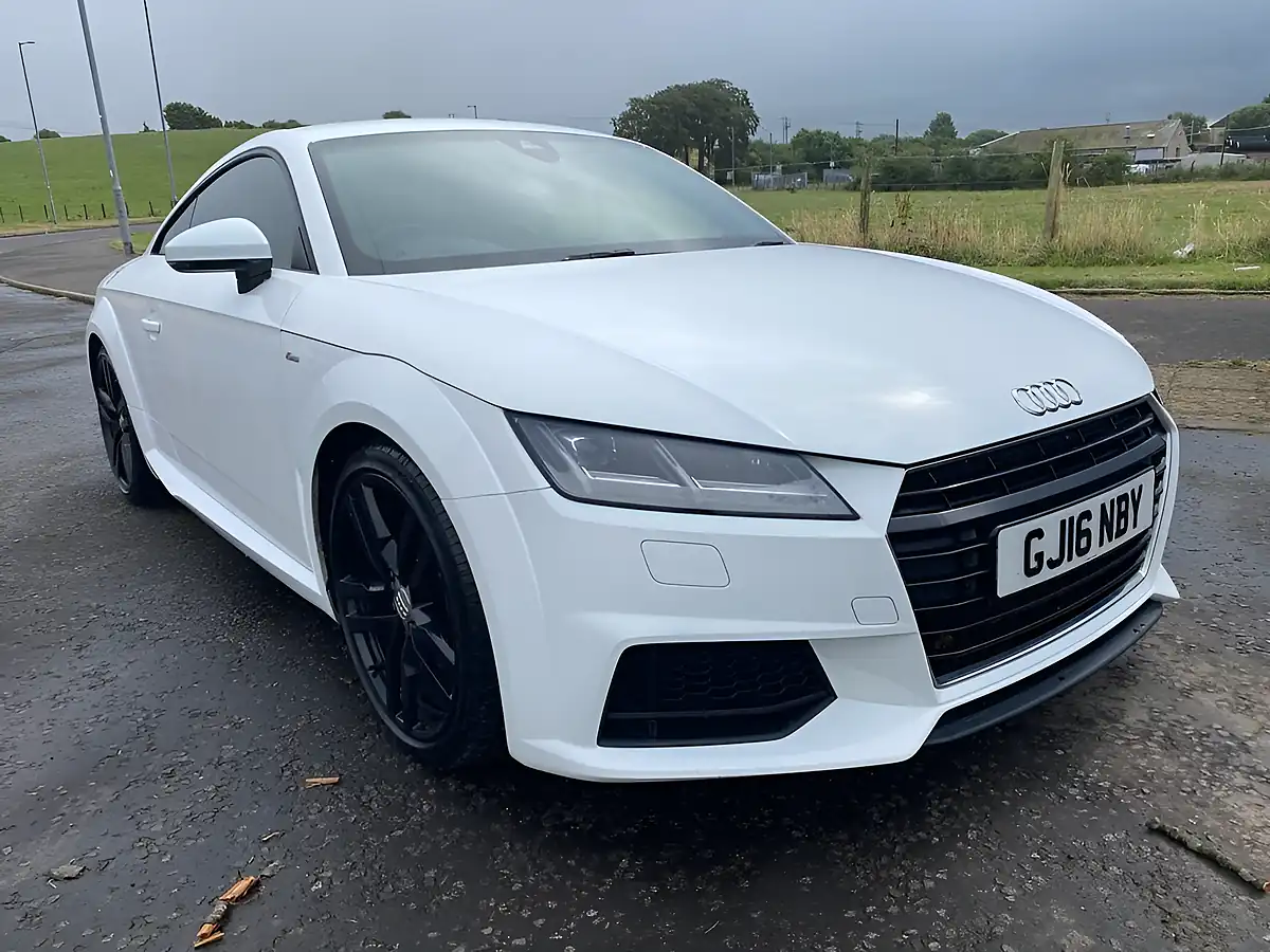 Used 2016 Audi Tt S Line White - Front View