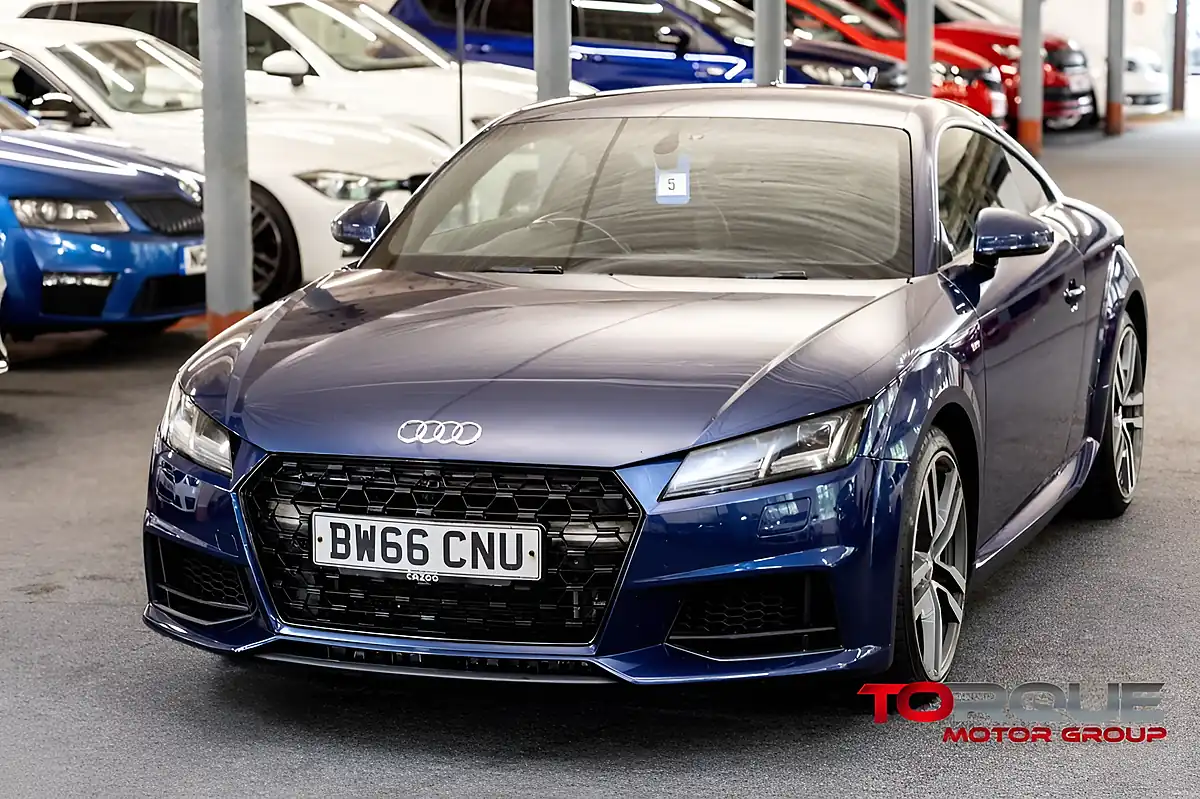 Used 2016 Audi Tt Ultra S Line Blue - Front View