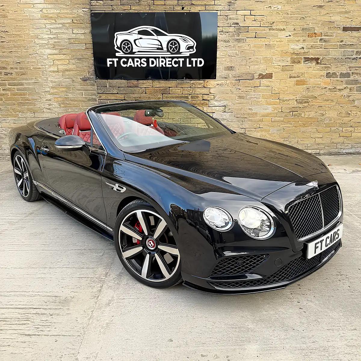 Used 2016 Bentley Continental Gtc S Convertible Red - Front View