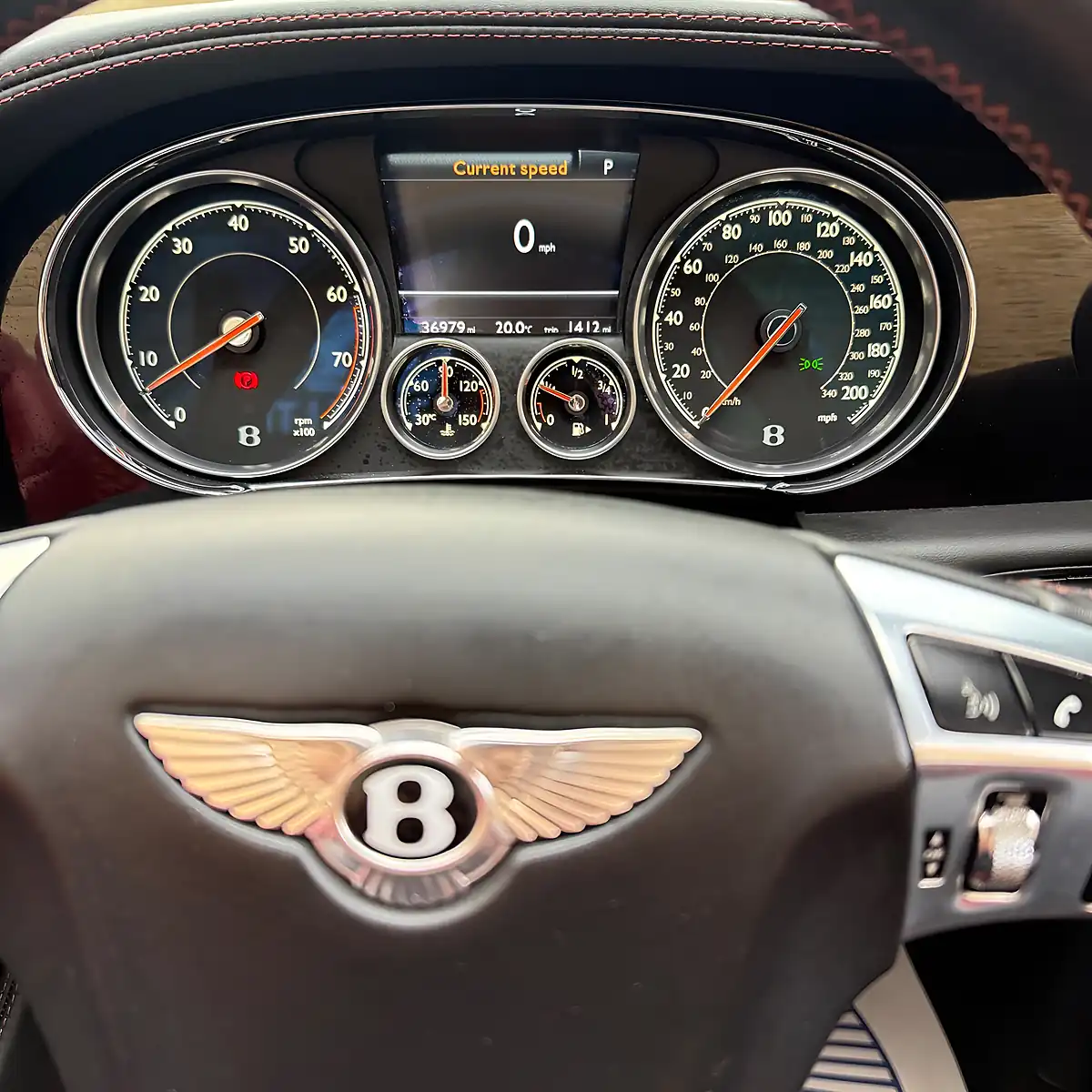 Used 2016 Bentley Continental Gtc S Convertible Red - Interior and Exterior details 8