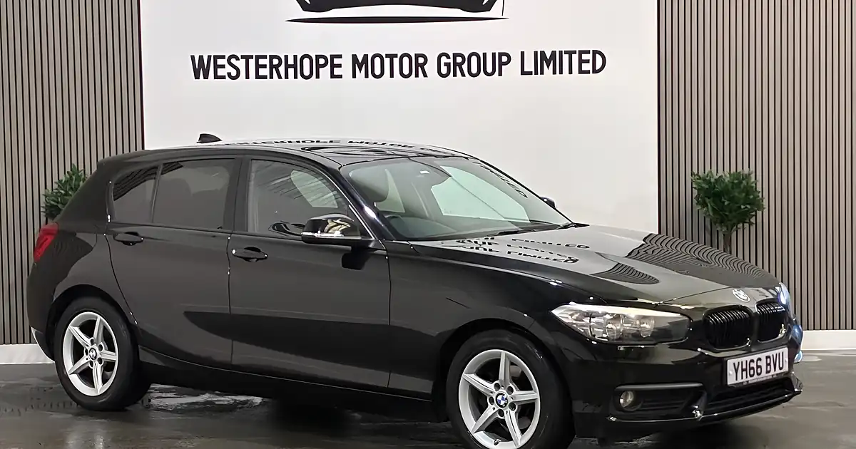 Used 2016 BMW 1 Series Ed Plus Black - Front View