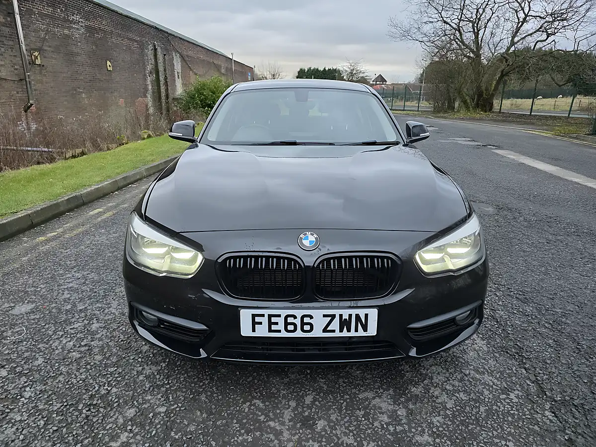 Used 2016 BMW 1 Series Ed Plus Black - Front View