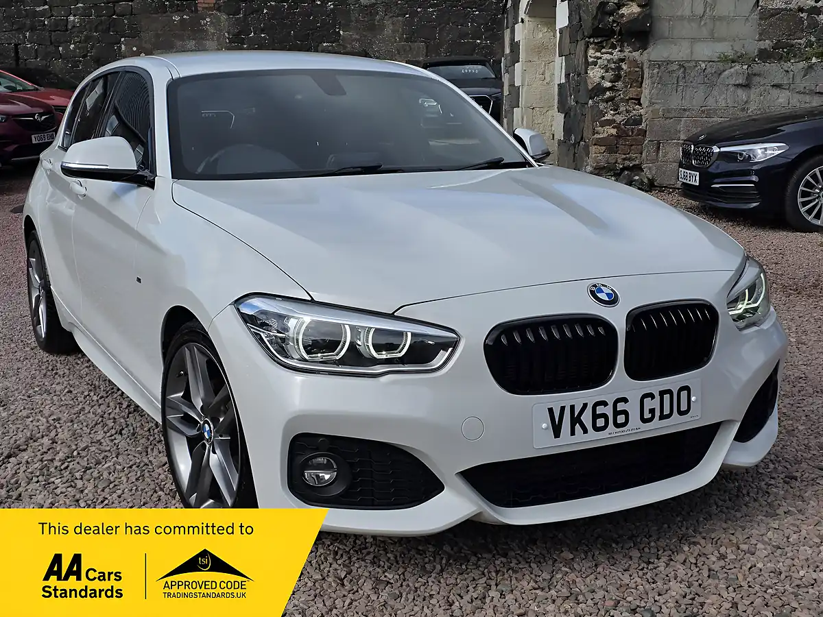 Used 2016 BMW 1 Series M Sport Alpine White - Front View