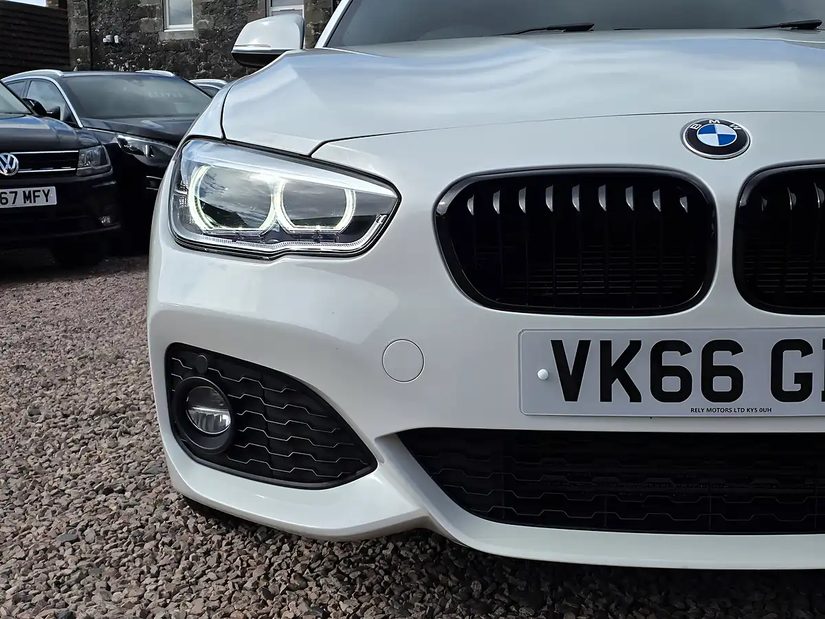 Used 2016 BMW 1 Series M Sport Alpine White - Interior and Exterior details 4