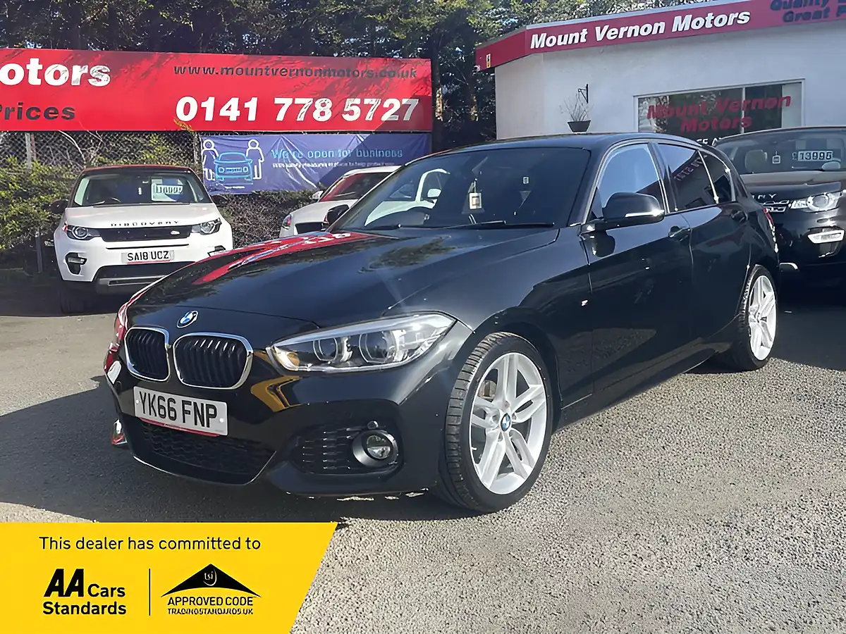 Used 2016 BMW 1 Series M Sport Black - Front View