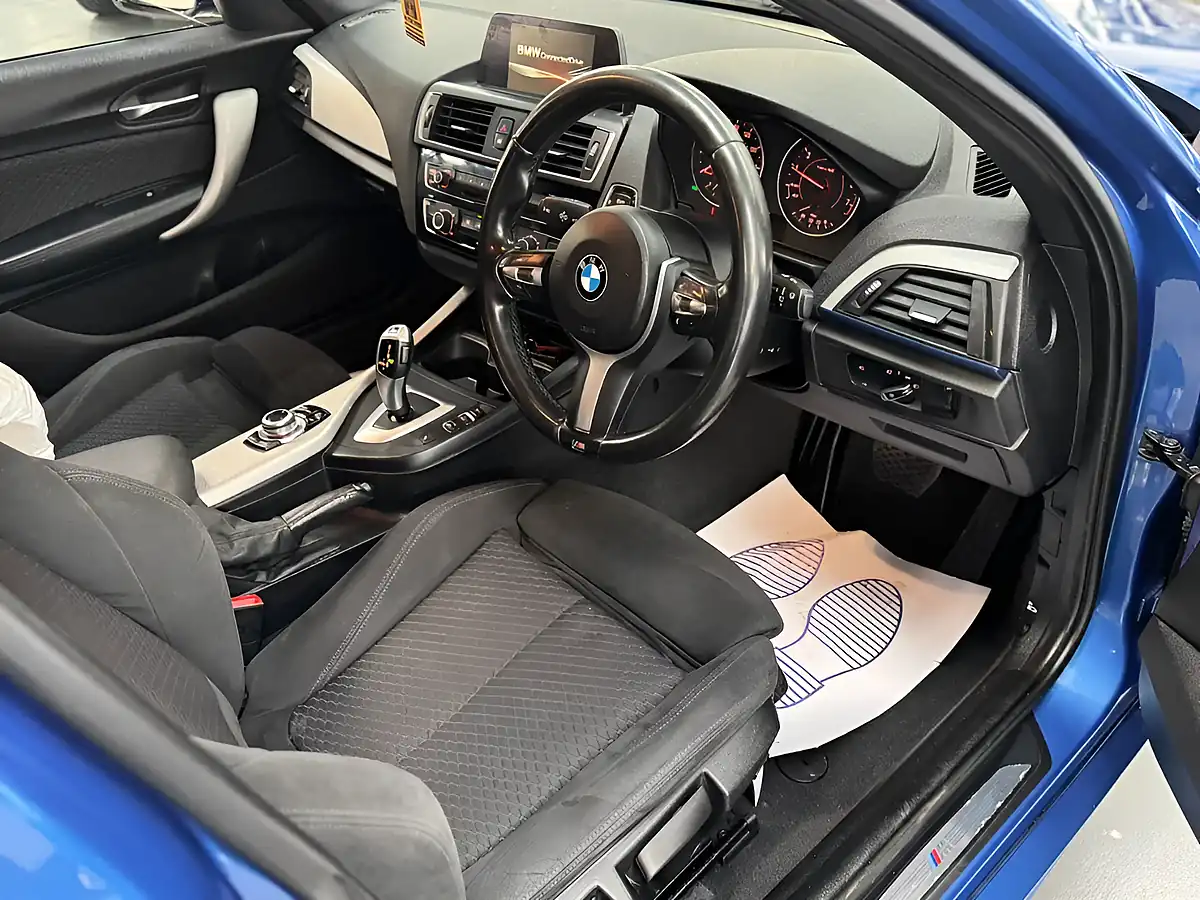 Used 2016 BMW 1 Series M Sport Blue - Interior and Exterior details 11
